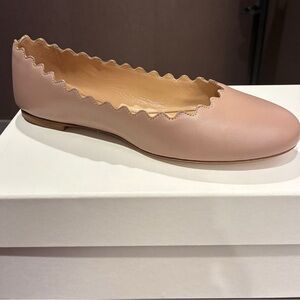 Chloe Chic Scalloped Ballet Flats size 37